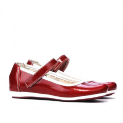 Chaussures enfants 151 vernis bordeaux