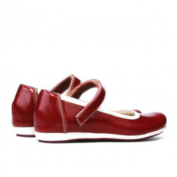 Chaussures enfants 151 vernis bordeaux