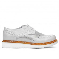 Chaussures casual femme 663-1 blanc nacré combiné