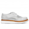 Chaussures casual femme 663-1 blanc nacré combiné