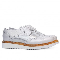 Chaussures casual femme 663-1 blanc nacré combiné