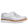 Chaussures casual femme 663-1 blanc nacré combiné
