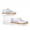 Chaussures casual femme 663-1 blanc nacré combiné