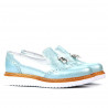 Chaussures décontractées femme 659 turquoise combiné