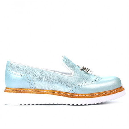 Chaussures décontractées femme 659 turquoise combiné