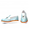 Chaussures décontractées femme 659 turquoise combiné