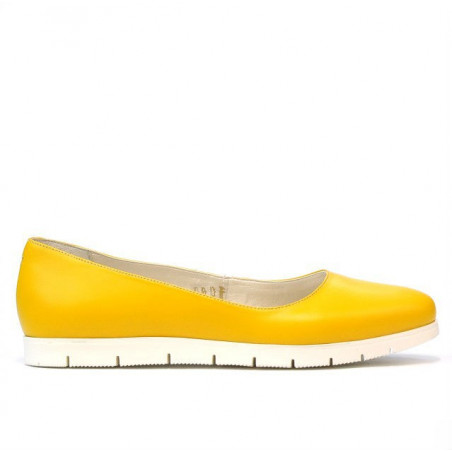 Ballerines femme 677-1 jaune