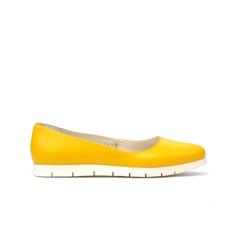 Ballerines femme 677-1 jaune