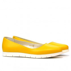 Ballerines femme 677-1 jaune