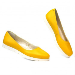 Ballerines femme 677-1 jaune