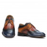 Chaussures décontractées / élégantes hommes 874 indigo+marron