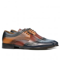 Chaussures décontractées / élégantes hommes 874 indigo+marron