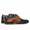 Chaussures décontractées / élégantes hommes 874 indigo+marron