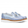 Chaussures décontractées femme 659 bleu nacré combiné