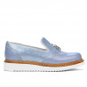 Chaussures décontractées femme 659 bleu nacré combiné