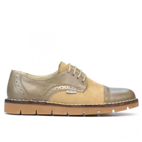 Chaussures casual femme 7001-1 sable combiné