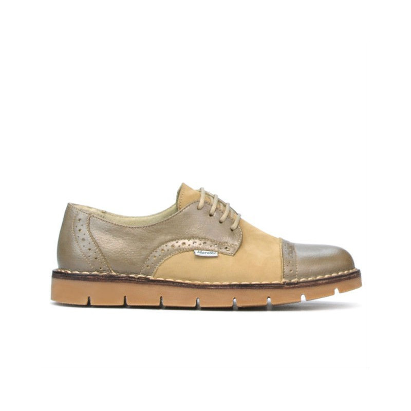 Chaussures casual femme 7001-1 sable combiné