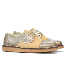 Chaussures casual femme 7001-1 sable combiné