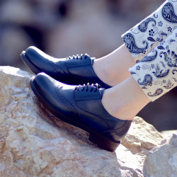 Chaussures casual femme 683 en indigo