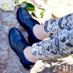 Chaussures casual femme 683 en indigo