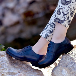 Chaussures casual femme 683 en indigo