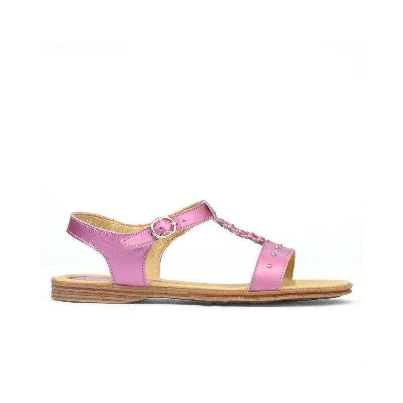 Sandales femme 5011 rose nacré