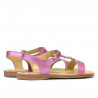 Sandales femme 5011 rose nacré