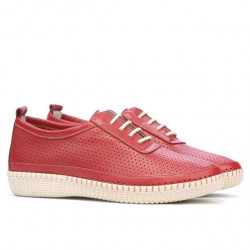 Mocassins femme 688 rouge
