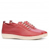 Mocassins femme 688 rouge