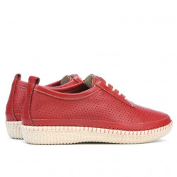 Mocassins femme 688 rouge