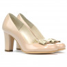 Chaussures élégantes femme 1245 vernis ivoire combiné