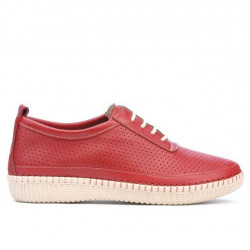 Mocassins femme 688 rouge