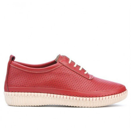 Mocassins femme 688 rouge