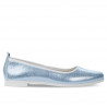Ballerines femme 687 bleu nacré