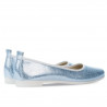 Ballerines femme 687 bleu nacré