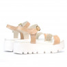 Sandales femme 5034 vernis nude