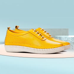 Mocassins femme 688 jaune