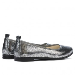 Ballerines femme 687 argent nacré