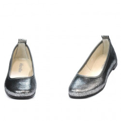 Ballerines femme 687 argent nacré