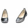 Ballerines femme 687 argent nacré