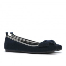 Ballerines femme 638 indigo velours