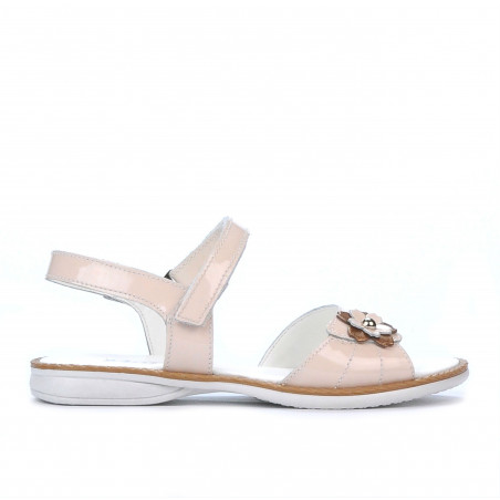 Sandales enfants 524 vernis nude