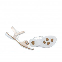 Sandales enfants 524 vernis nude