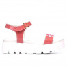 Sandales femme 5034 vernis rose