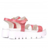 Sandales femme 5034 vernis rose
