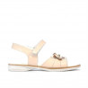 Sandales enfant petites 55c vernis nude