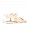 Sandales enfant petites 55c vernis nude