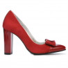 Chaussures élégantes femme 1262 rouge antilope combiné