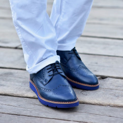 Chaussures casual homme 831-1 indigo