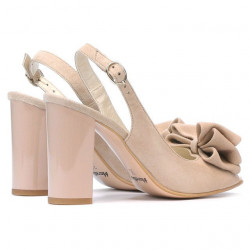 Sandales femme 1256 ivoire antelope